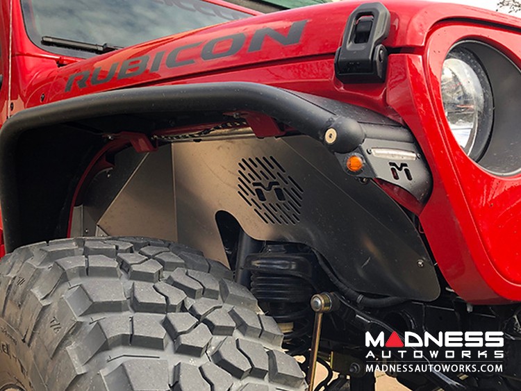 Jeep Wrangler JL Vented Replacement Inner Fender Well Aluminum